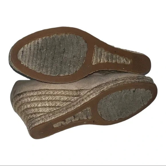 J Crew Beige Espadrille Wedges - Picture 16 of 16